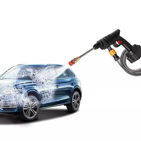 Vericon Portable Wireless Pressure Washer Gun |  8 Meters Outlet Hose, Portable, Car, Bike & Home Cleaning |