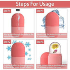 Vericon Ice Roller for Face |  for Face For Men & Women | Ice Cube Roller for Glowing Skin & Puffy Eyes | Reusable & Unbreakable