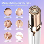 Vericon Facial Hair Remover | Face Mini Hair Remover Machine For Women | Rechargeable, Cordless, Safe & Painless Electric Shaver |  Painless Hair Removal for Upper Lip, Chin, Eyebrows & Cheeks, Compact & Portable