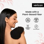 Vericon Body Exfoliating Glove | for Deep Cleansing, Dead Skin Removal, and Smoother Skin | Body Scrubber | Spa-Like Experience, Suitable for All Skin Types